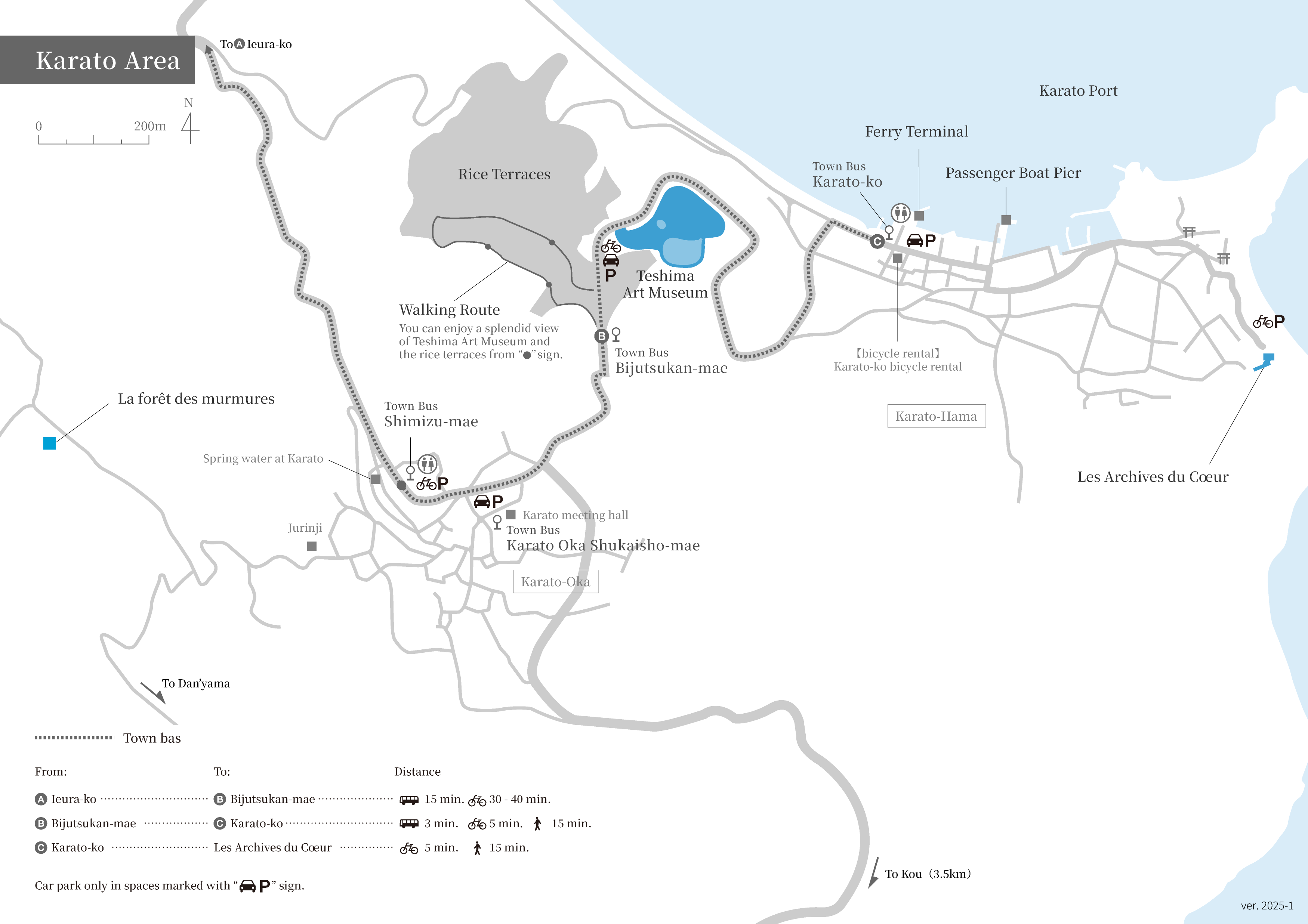 Transport in Teshima Island